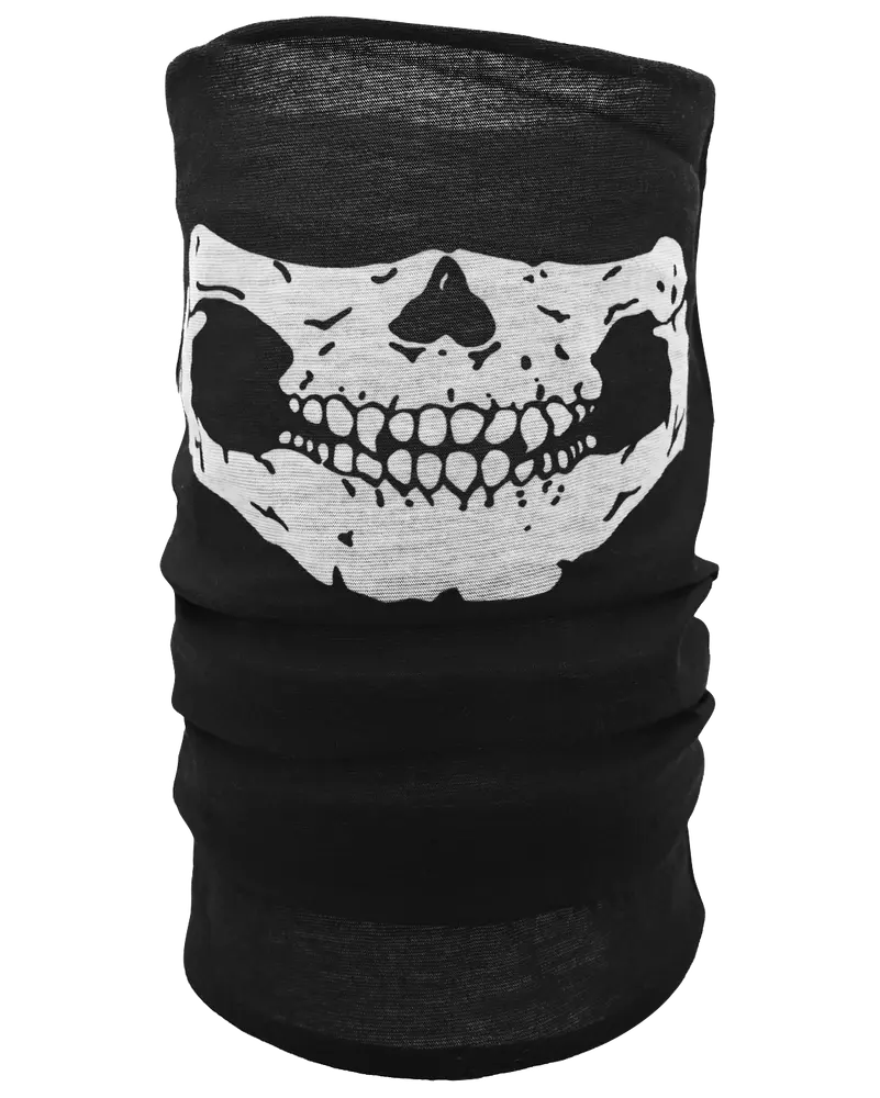 Halloween halsduk skelett