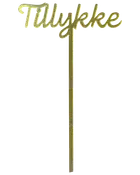 Kagetopper guld - Tillykke