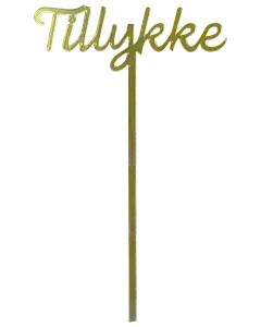 Kagetopper guld - Tillykke