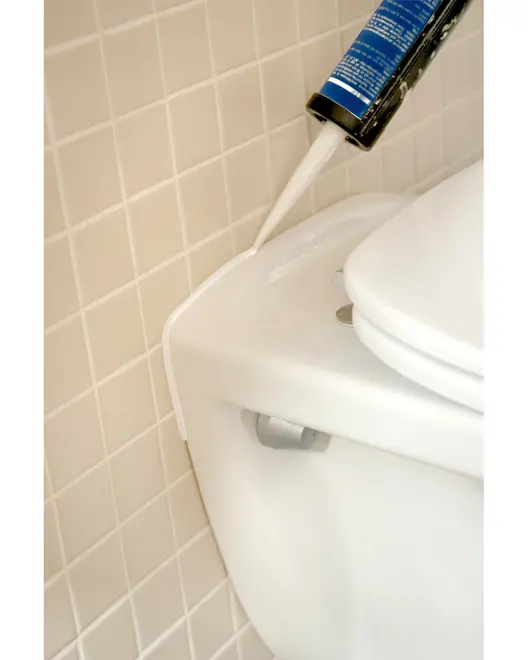 Droppen Sanitetssilikone 300 ml - hvid