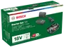 Bosch Starter Sæt 18V med 18V lithium-ion batteri (2,5 Ah) og oplader. Passer til alle 18V Bosch værktøjer. Opladningstid: 80 minutter. Grøn emballage.