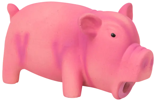 Hundleksak latexgris 15 cm