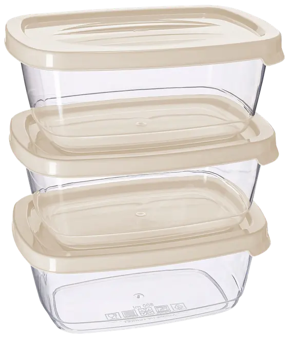 Matlådor 0,8L 3-pack