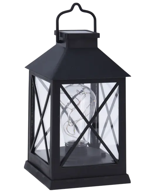 Solcellslampa lykta 19 cm