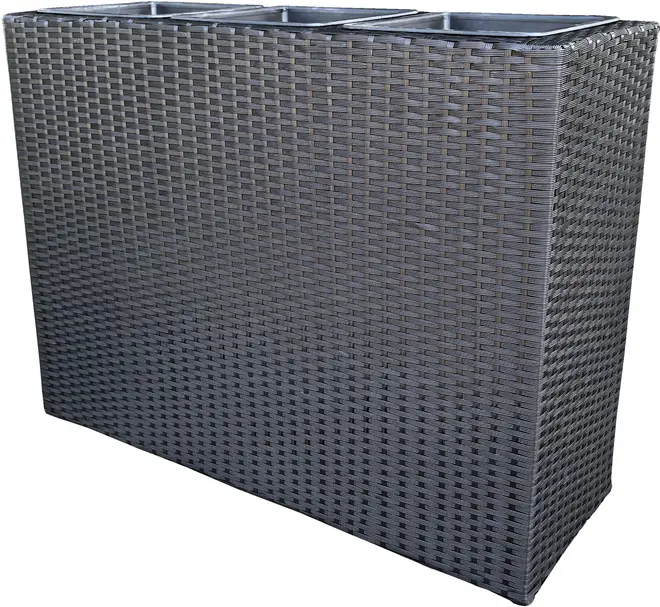 Plantekasse 84 x 30 x 60 cm - sort