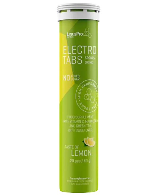 LinusPro Elektrolyt tabs 80g - Lemon