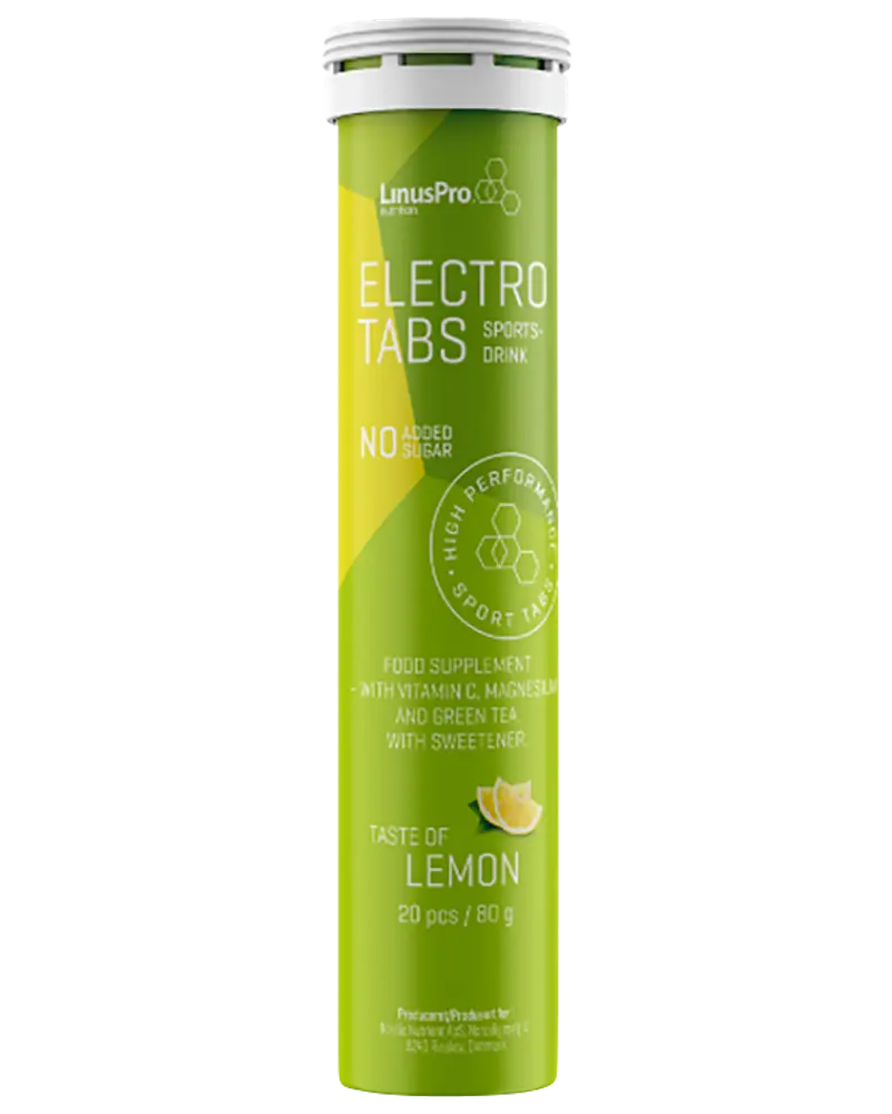 LinusPro Elektrolyt tabs 80g - Lemon