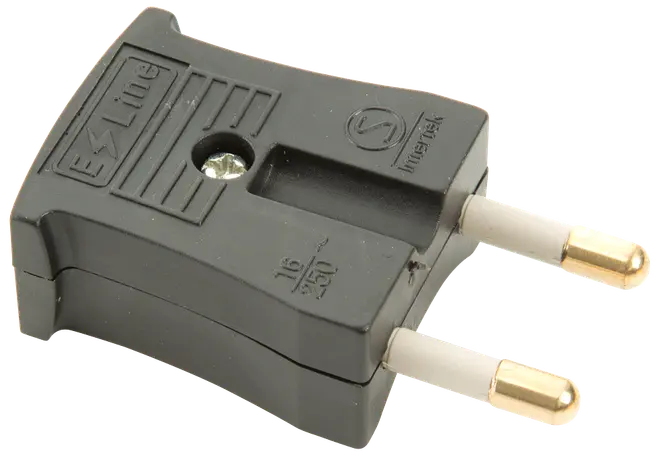 Stikprop flad - sort