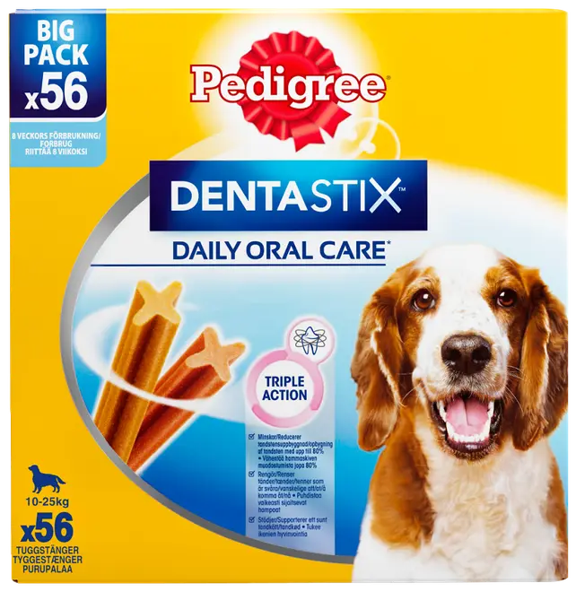 Pedigree dentastix m 56 st