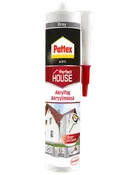 Pattex Perfect House akrylfugemasse, grå, 300ml patron. Til indendørs og udendørs brug, lugtfri, overmalbar. Anvendes til fugning af samlinger og revner i bygninger.