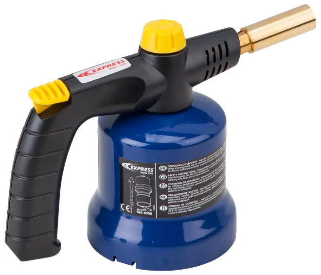 Express gasblæselampe med piezo tænding