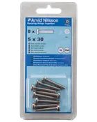Arvid Nilsson Maskinskrue A4 PH M5 x 30 mm 8-pak