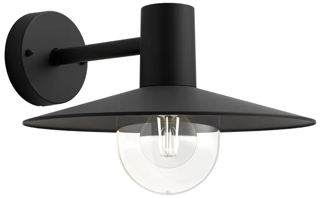 PHILIPS Væglampe Skua E27 - sort