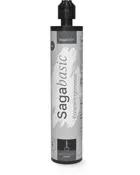 Sagabasic forankringsmasse i cylinderpatron med sort låg, mærket til hurtig hærdning. Egnet til fugepistol, grå og hvid emballage.