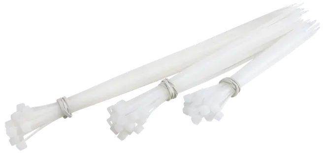 BRANFORD Kabelbindersæt 60 stk. - hvid