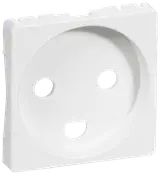 LK FUGA Tangent stikkontakt med jord 1 modul - hvid