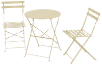 Caféset - Sandfärgat