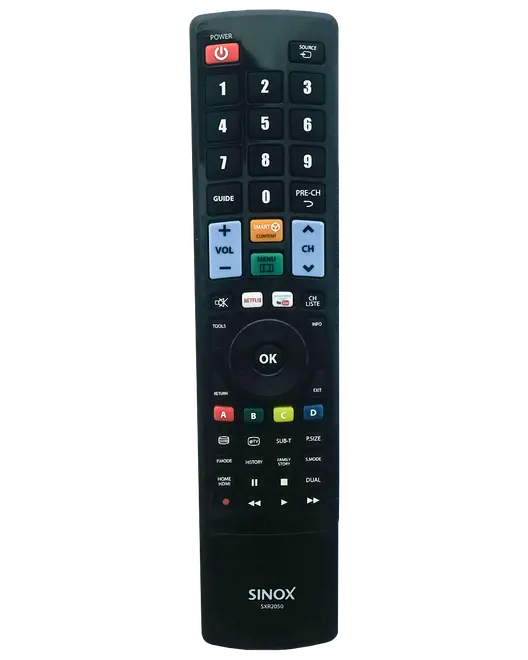 TV-fjernbetjening til 5 mærker