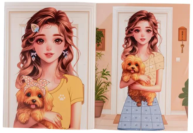 Aktivitetsbok - klistermärken med siffror