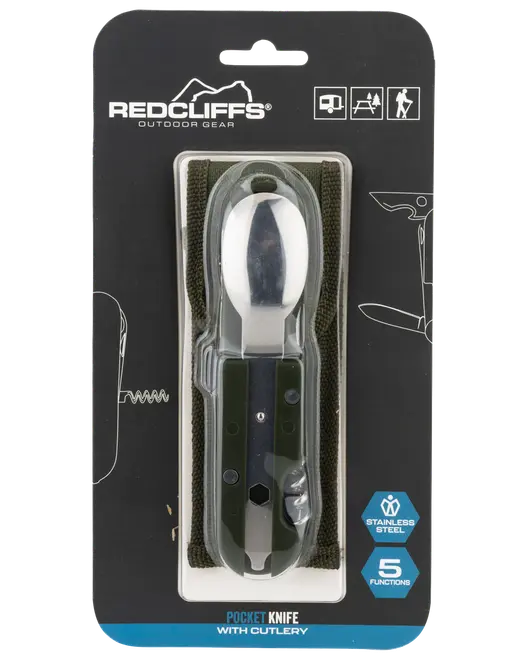 Lommekniv med 5 funktioner