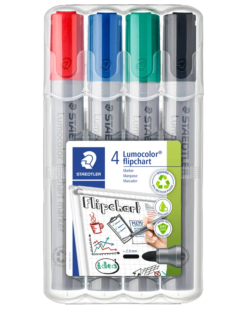 Staedtler Lumocolor flipchart marker 4 stk.