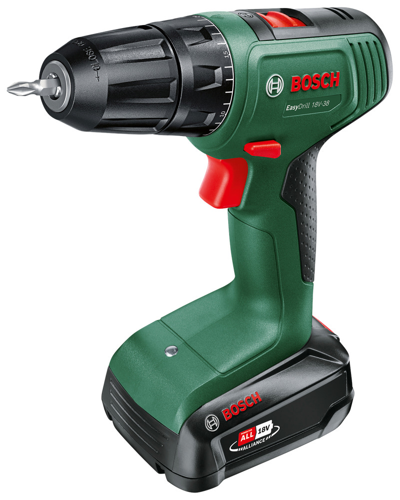 Bosch Bore-/skruemaskine EasyDrill 18V-38 inkl. batteri