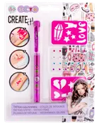 CREATEit Tattoo-pen og tilbehør - assorterede sæt