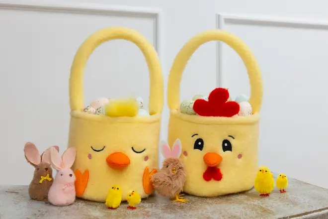 Påskkorg för påskägg