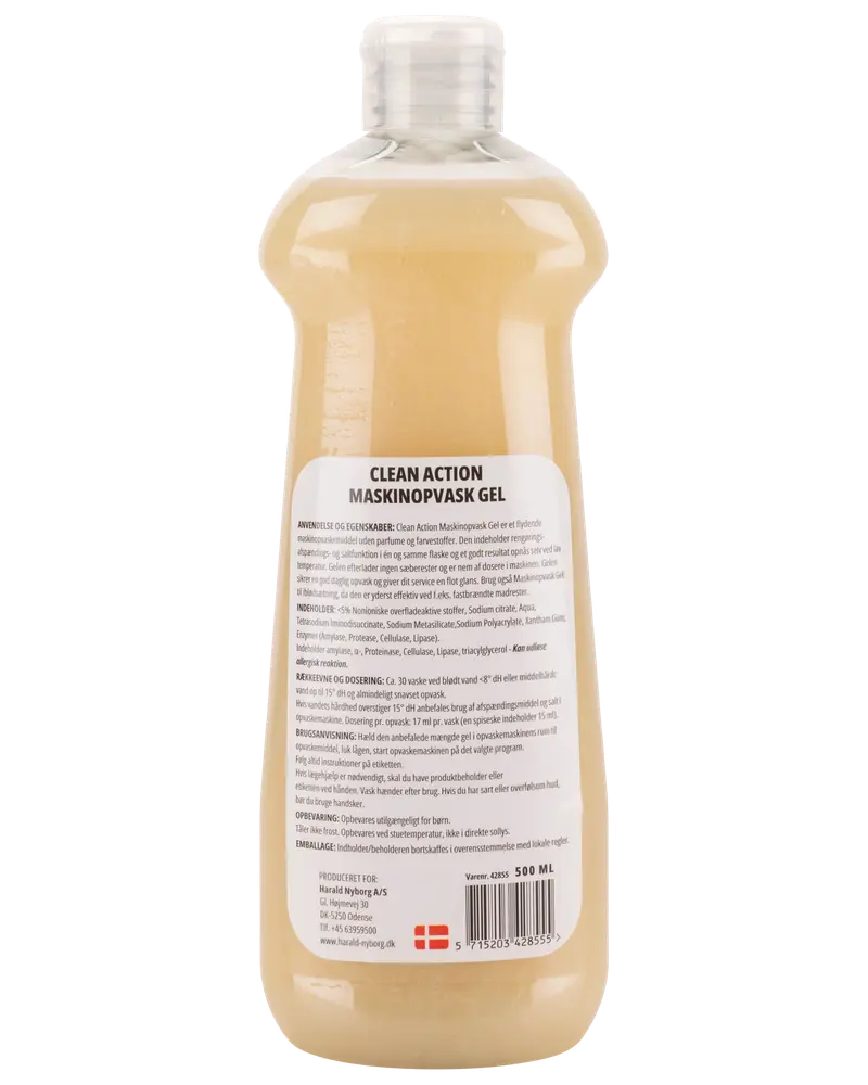 Clean Action Maskinopvaskegel - 500 ml