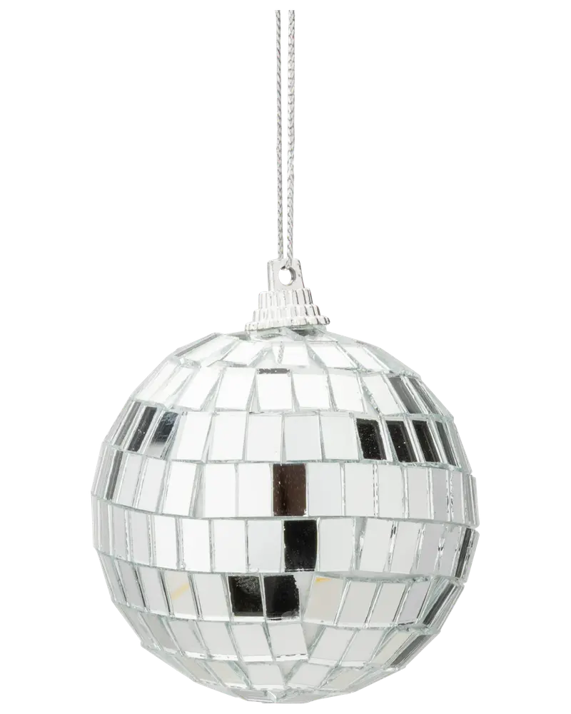 Discokula 6 cm Silver 3 st