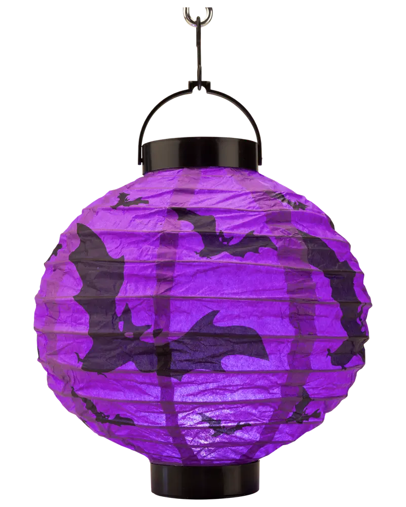 Halloween lykta LED - Ø18 cm