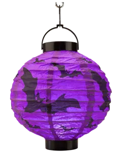Halloween lykta LED - Ø18 cm