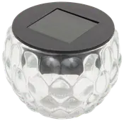 Solcellslampa glas 6 cm