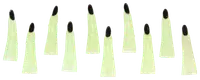 Halloween-häxfingrar 10-pack