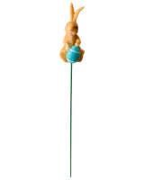 Påskehare på pind - 33 cm