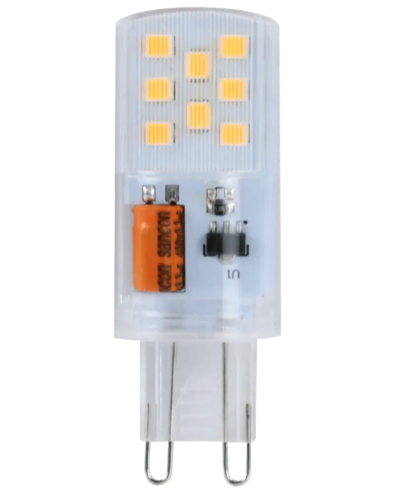 LED-lampa 4W G9 3-pack