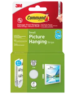 Command™ Strips Tavelupphängning – Vit S