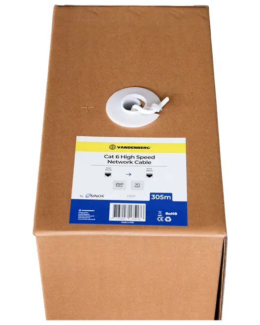 VANDENBERG Netværkskabel Cat6 - 305 meter UTP