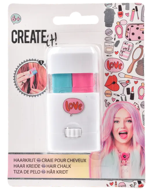 Create It! 2-farvet hårkridt