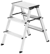 3-stegs trappstege i aluminium