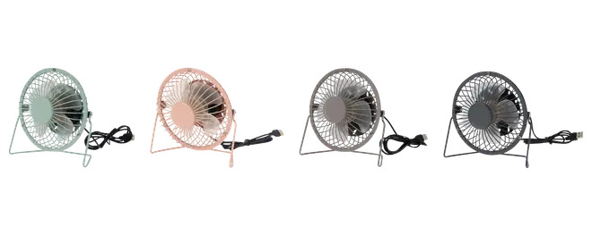 Ventilator med USB stik - Ø15 cm