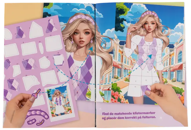 Aktivitetsbog med talklistermærker - assorteret 