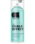 Spraydåse med Cosmos Lac Chalk Effect maling, mat finish, marokkansk turkis farve, 400 ml. Hurtigtørrende akrylformel, ekstra dyse til store flader, drypfri teknologi.