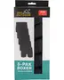 Fem-pak sorte boxershorts i bambusviskose, størrelse large, fra 360 Outdoor. Æsken har vindue, der viser de foldede boxershorts. Blødt og åndbart materiale.