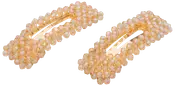 Hårspænde med perler 2 stk. - guld