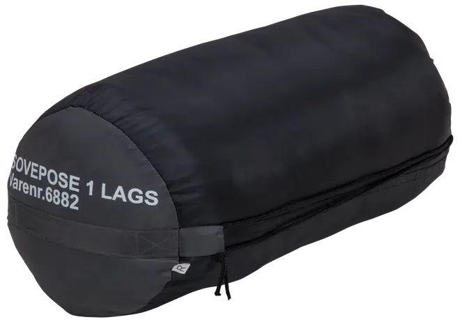 Harald Nyborg Sovepose 1 lags - grå/sort
