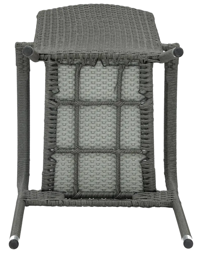 CADIZ stapelbar stol i rotting - grå