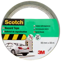 Scotch® Markeringstape Sort/Gul 50 mm x 33 meter