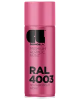 Cosmoslac premium akrylmaling spray, RAL 5018 turkisblå, 400ml dåse. Glat, blank finish til forskellige overflader. Nem aerosolpakning for jævn påføring.