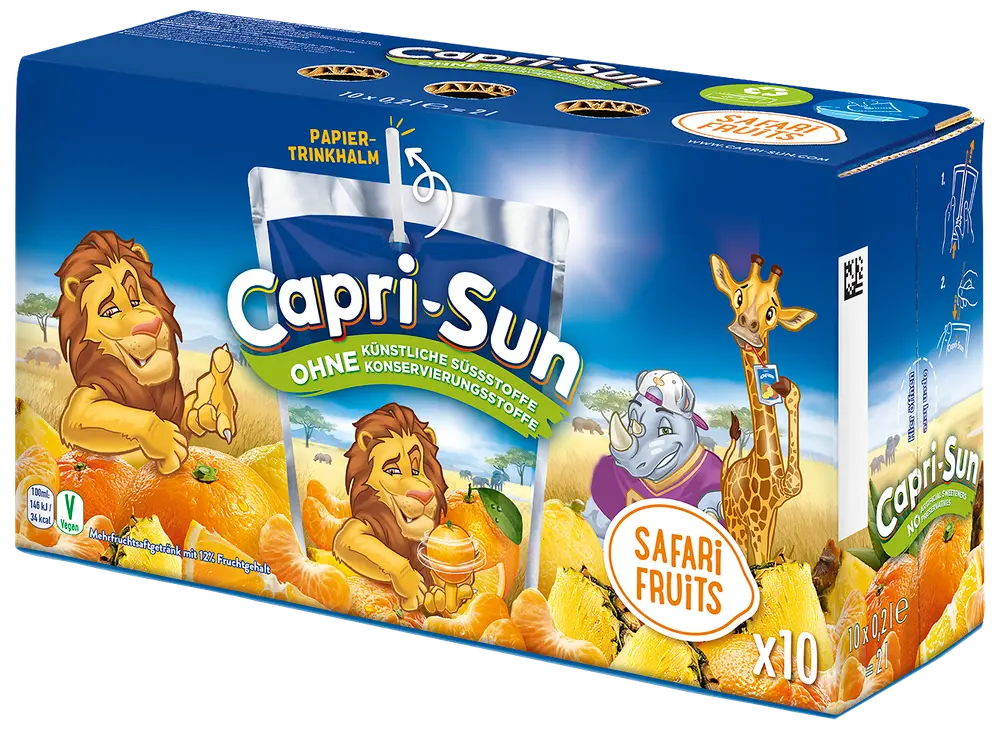 Capri-Sun 200 ml 10-pak - assorteret 